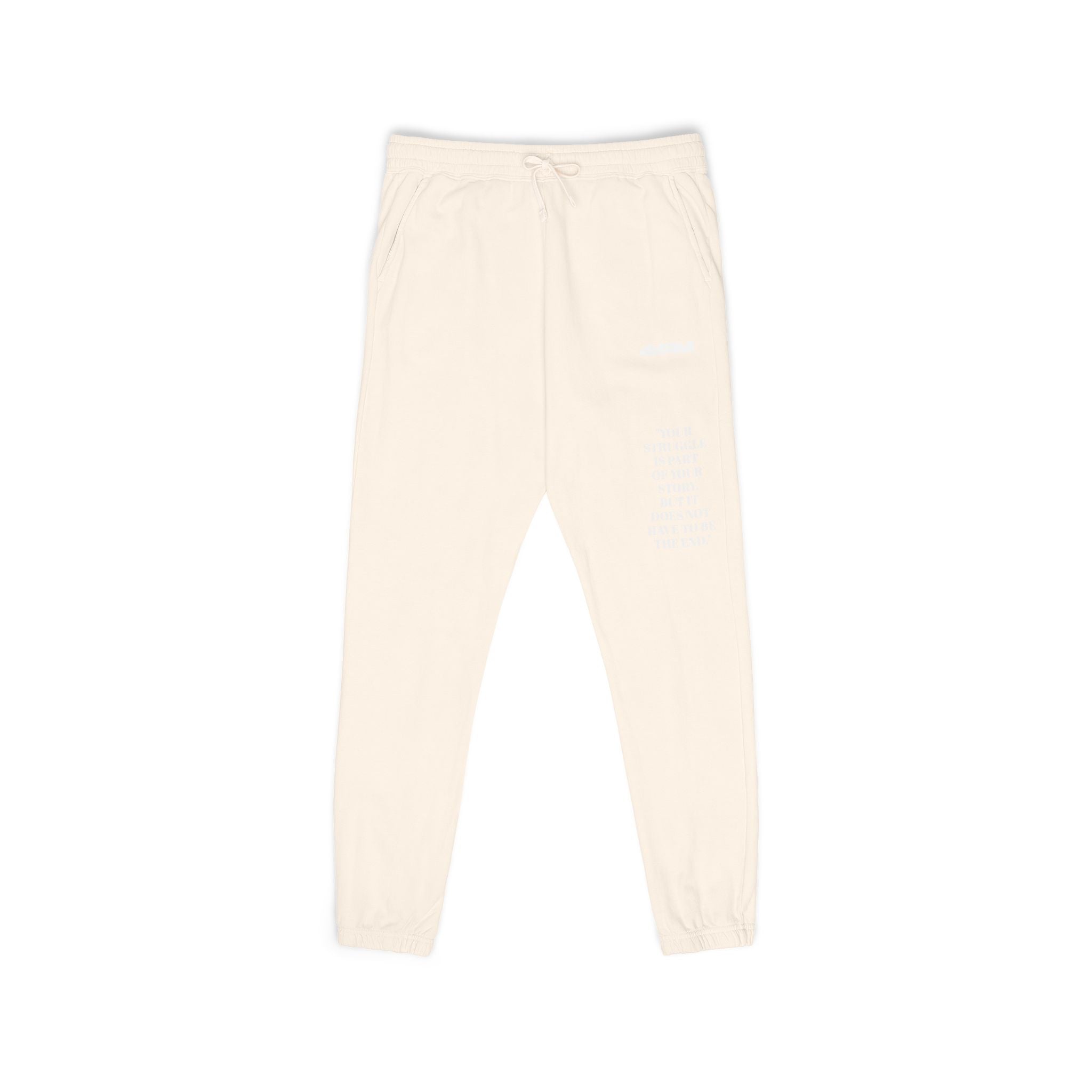 4:PM Supporting TWLOHA — Minimal White Logo Joggers