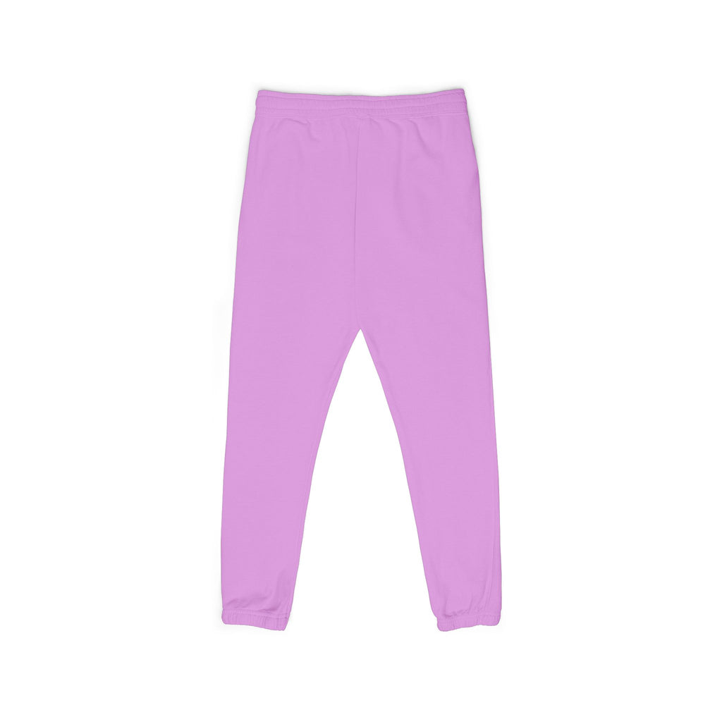 4:PM X HeadsUpGuys — Fleece Sweatpants — Minimal White Logo Joggers