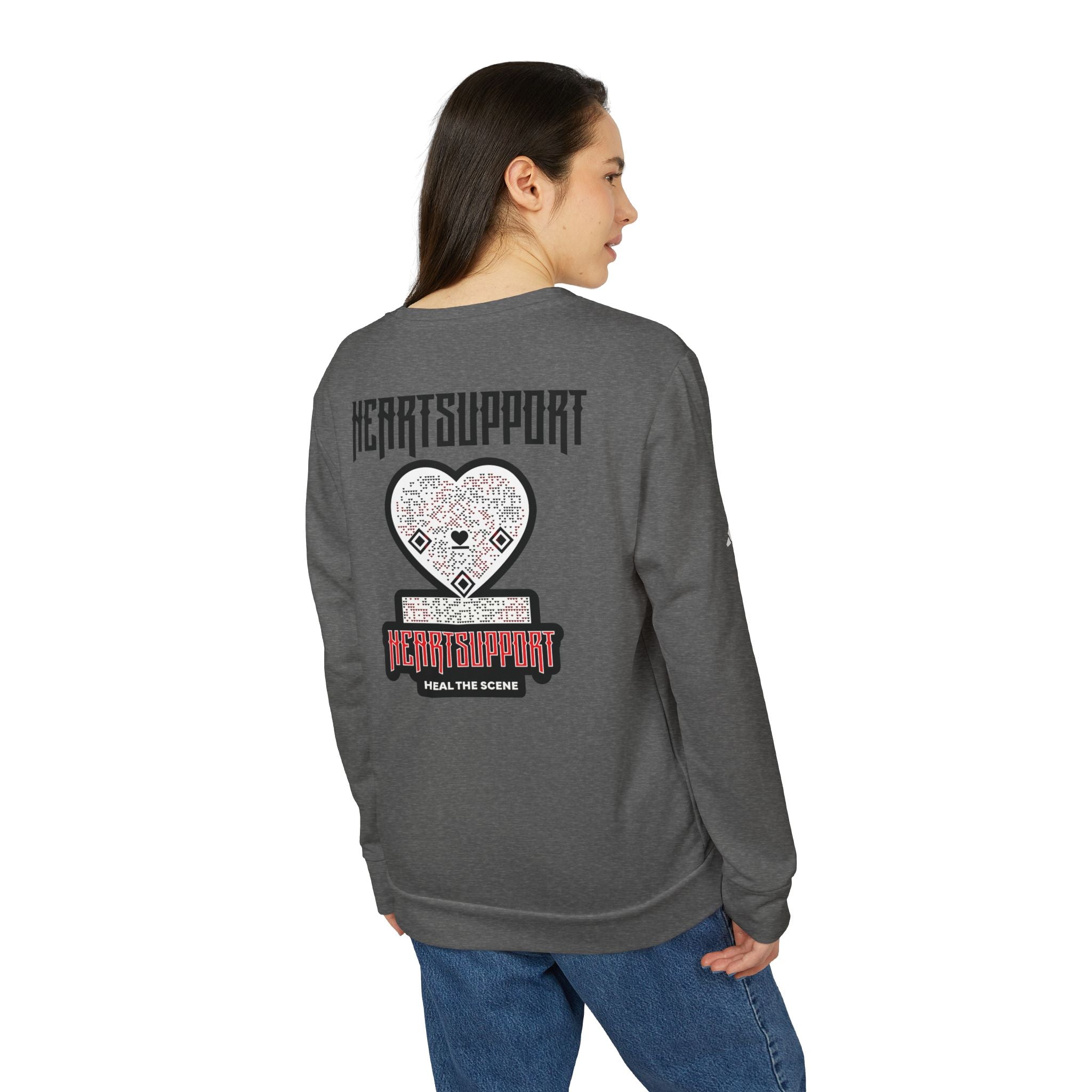 4:PM X Heart Support — Crewneck Sweatshirt
