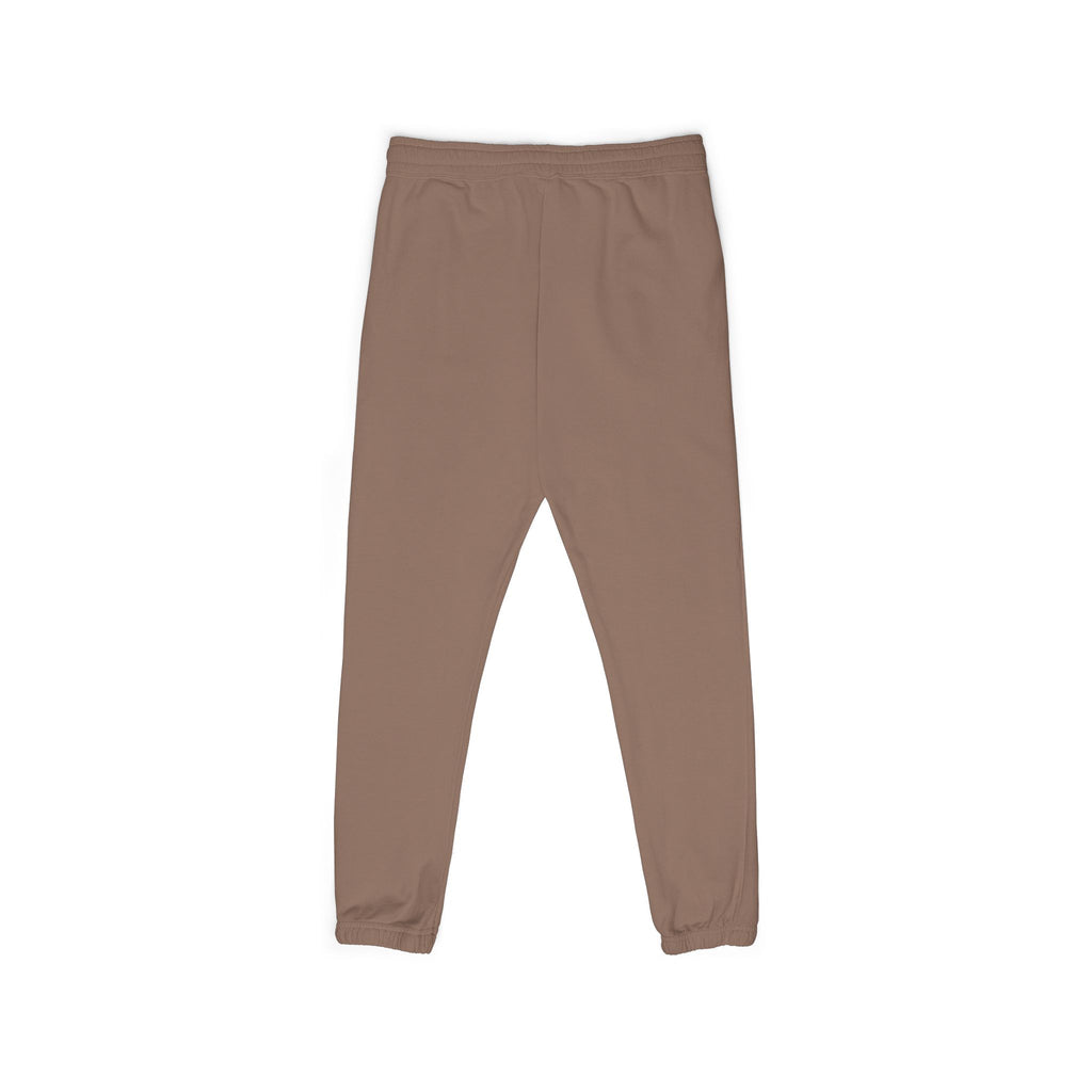 4:PM X HeadsUpGuys — Fleece Sweatpants — Minimal White Logo Joggers