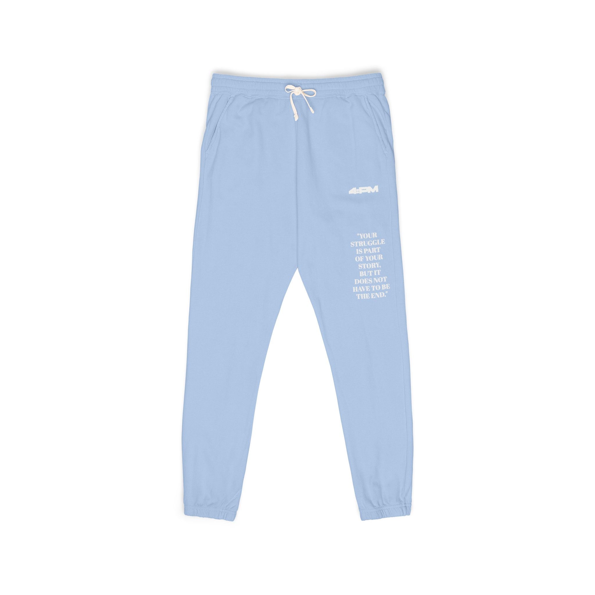 4:PM Supporting TWLOHA — Minimal White Logo Joggers
